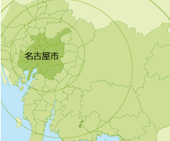 名古屋市周辺地図